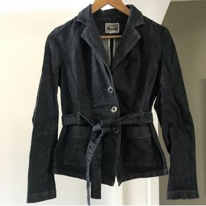 Women's Black Denim Jean Jacket